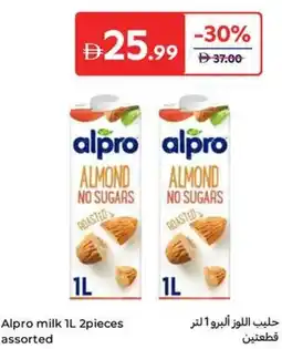 Carrefour Alpro milk assorted offer