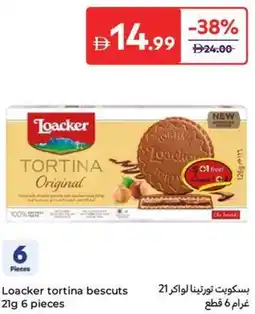 Carrefour Loacker tortina bescuts offer