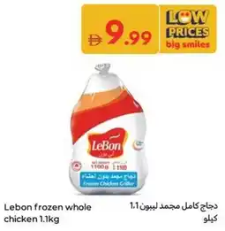 Carrefour Lebon frozen whole chicken offer