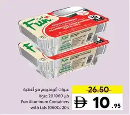 Sharjah Co-op Fun Aluminum Containers with Lids offer