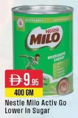 West Zone Supermarket Nestle Milo Activ Go Lower In Sugar offer