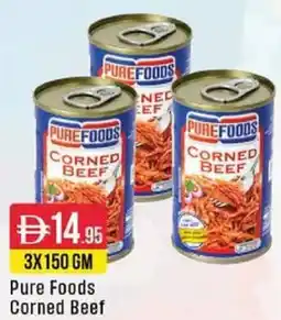 West Zone Supermarket Pure Foods Corned Beef offer