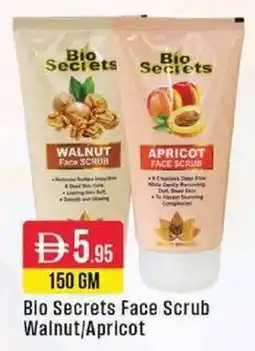 West Zone Supermarket Bio Secrets Face Scrub Walnut / Apricot offer