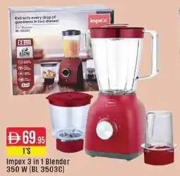 West Zone Supermarket Impex 3-in-1 Blender BL 3503C offer