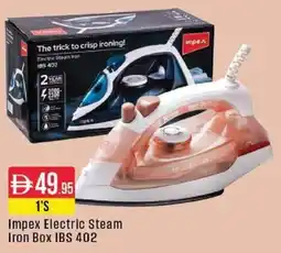 West Zone Supermarket Impex Electric Steam Iron Box IBS 402 offer