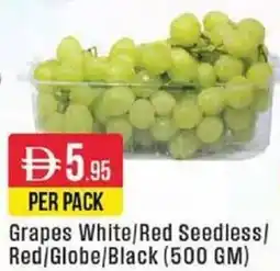 West Zone Supermarket Grapes White / Red Seedless / Red / Globe / Black offer