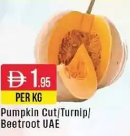 West Zone Supermarket Pumpkin Cut / Turnip / Beetroot UAE offer