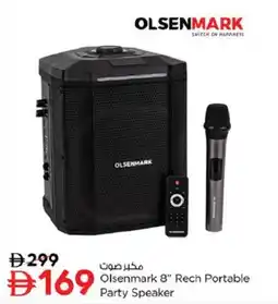 Nesto Olsenmark 8 Rech Portable Party Speaker offer