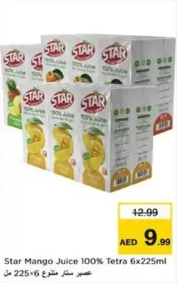 Nesto Star mango juice 100% tetra offer