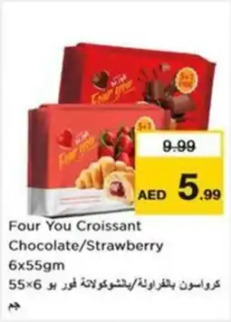 Nesto Four you croissant chocolate strawberry offer