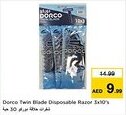 Nesto Dorco Twin Blade Disposable Razor offer