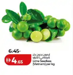 Lulu Hypermarket Lime Lime Seedless (Vietnam) per kg offer