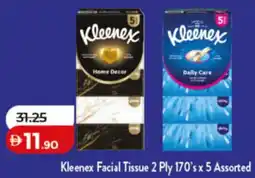 Lulu Hypermarket Kleenex Facial Tissue 2 Ply Assorted offer