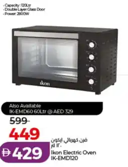 Lulu Hypermarket Ikon Electric Oven IK-EMD120 offer