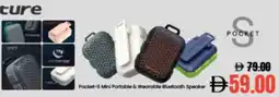 Lulu Hypermarket Pocket-S Mini Portable & Wearable Bluetooth Speaker offer
