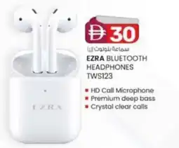 KM Trading Ezra bluetooth headphones TWS123 offer