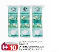 KM Trading La reine cotton pads square offer