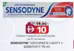 KM Trading Sensodyne toothpaste cavity + sensitivity offer