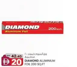 KM Trading Diamond aluminum foil offer