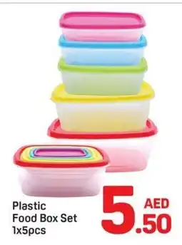 Day To Day Plastic Food Box Set offer