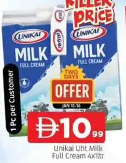 Abraj Al Madina Unikai Uht Milk Full Cream offer