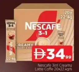 Abraj Al Madina Nescafe 3in1 creamy latte coffe offer