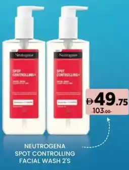 Aswaaq Neutrogena spot controlling facial wash offer