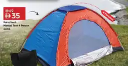 Nesto Manual Tent 4 Person asstd. offer