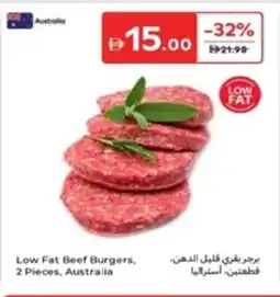 Carrefour Low Fat Beef Burgers offer