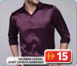 Grand Hyper Market Sai mens casual shirt satin plainbrand offer