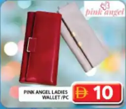 Grand Hyper Market Pink angel ladies wallet offer