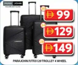 Grand Hyper Market Parajohn PJTR3129 trolley 4 wheel offer