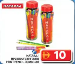 Grand Hyper Market Nataraj HP288951029 fluro print pencil combi jar offer