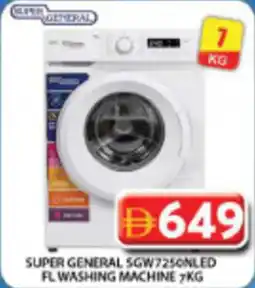 Grand Hyper Market Super general SGW725ONLED FL washing machine offer
