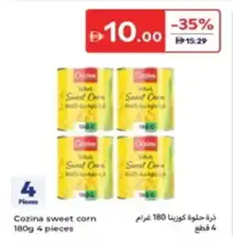 Carrefour Cozina sweet corn offer