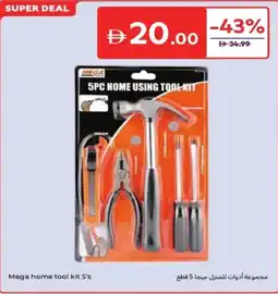 Carrefour Mega home tool kit offer