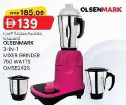 KM Trading Olsenmark 3-in-1 mixer grinder OMSB2426 offer