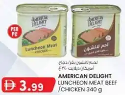 KM Trading American Delight Luncheon Meat Beef / Chicken offer