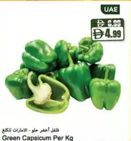 Almaya supermarket Green Capsicum offer