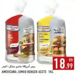 Rawabi Market Americana jumbo burger asstd offer