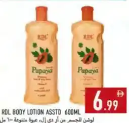 Rawabi Market RDL Body Lotion Asstd offer