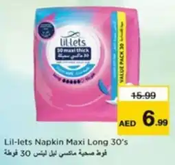 Nesto Lil-lets Napkin Maxi Long 30's offer