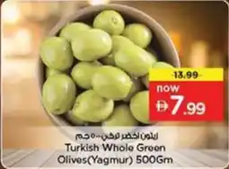 Nesto Turkish whole green olives offer