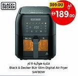 Union Coop Black & Decker Slim Digital Air Fryer SAF80W offer