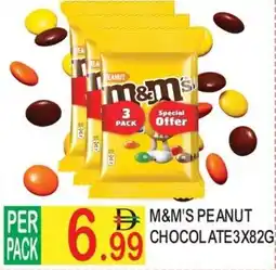 Dream Land Center M&m's peanut chocolate offer