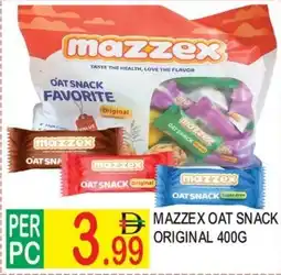 Dream Land Center Mazzex oat snack original offer
