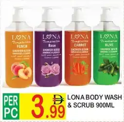 Dream Land Center Lona body wash & scrub offer