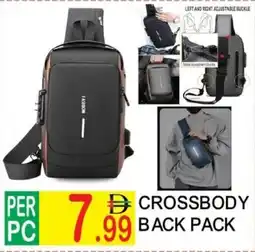 Dream Land Center Crossbody back pack offer