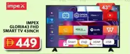 Grand Hyper Market Impex GLORIA43 FHD smart TV offer