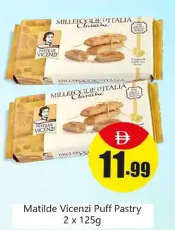 Amber Matilde vicenzi puff pastry offer